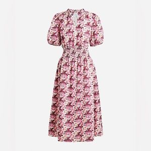 Smocked-waist dress in Liberty® Butterfield Poppy fabric